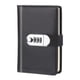 thumbnail image 1 of Diario A6 con cerradura, cuaderno de cuero lindo para journaling, diario negro, 1 of 7