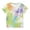 Multicolor, variant on KkSLirnhs Size 4Y-16Y Shirts for Girls Girls Tops Short Sleeve Round Neck Gradient T-Shirt Tee Summer Spring Tops Blouse Multicolor 11-12Y
