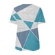 thumbnail image 5 of Blusa de manga corta con cuello en V, informal, cómoda y elegante para mujer OAVQHLG3B Store  lin121212, 5 of 5