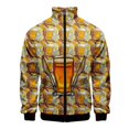 thumbnail image 4 of Chaqueta con estampado 3D de cerveza para hombre, ropa de calle moderna, abrigo de manga larga de gran tamaño, chaquetas con cremallera para exteriores, ropa Harajuku para niños, 4 of 5