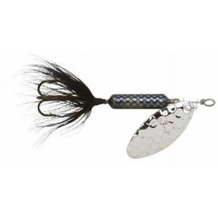 UPC: 0042965001289 | Yakima Bait Worden s Original Rooster Tail Inline Spinnerbait Fishing Lure Black 1/24 oz.