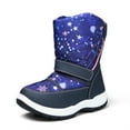 thumbnail image 3 of Kushyshoo Kids Snow Boots Waterproof Blue Star Boys Winter Boot Little Kid Size 13, 3 of 7