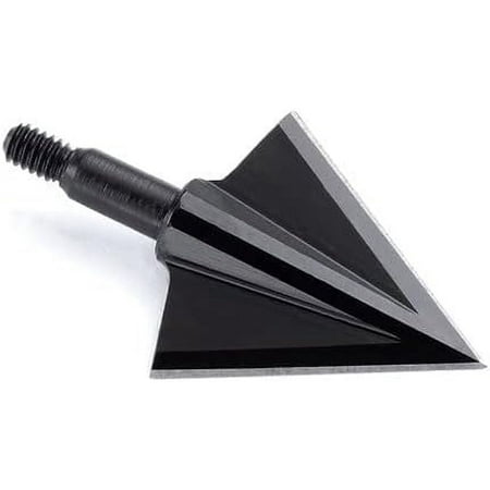 VPA 11/8 2 Blade 150 grain Double Bevel Broadhead Screw-In 1045 Carbon Tool Steel 50-52 Rockwell 3 Pack Made in the USA