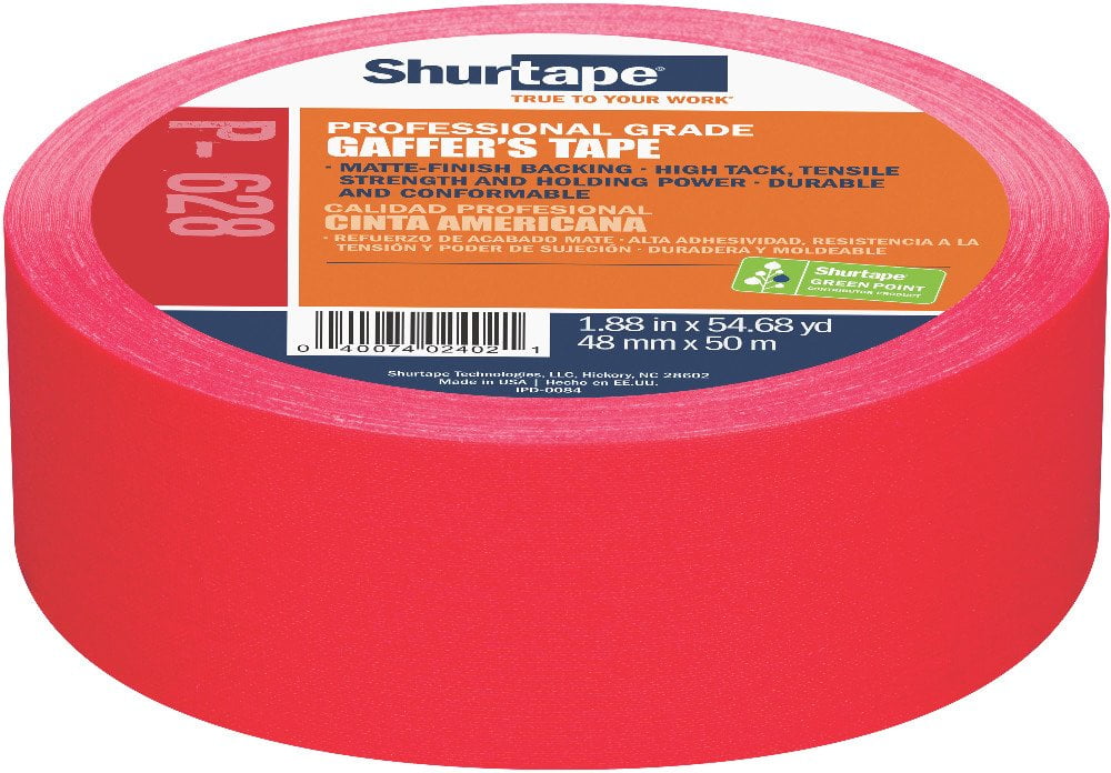 Seismic Audio Red604 4-Inch Red Gaffers Tape 