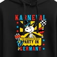 thumbnail image 3 of Peanuts - Karneval Biggest Oldest Party Germany - Juniors Cropped Pullover Hoodie, 3 of 6