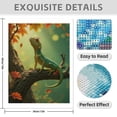 thumbnail image 3 of Diamond Art Kit for Adults, Colorful Lizard Autumn Glasses Diamond Painting for Adults Beginners, DIY Diamond Art Painting Kits, 5D Diamond Painting Crafts for Home Decor 12x16 Frameless, 3 of 7