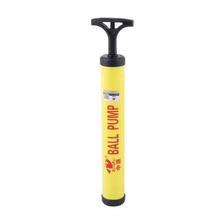 - Unique Bargains Yellow Black Plastic Housing Volleyball Basketball Hand Air Pump Inflator