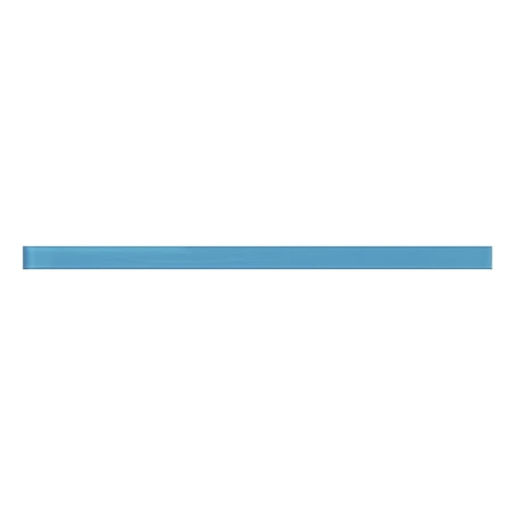 10 pack 0.6-in W x 12-in L Glass Glossy Pencil Liner Tile Trim (0.5 Sq ft/case)