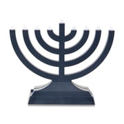 Rite Lite Plastic LED Menorah, 5 (Navy Blue)