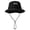 Black, variant on Waterproof Sun UPF 50+ Bucket Hat for Men Women, UV Protection Packable Brimmed Boonie for Fishing Hiking Outdoor Cap