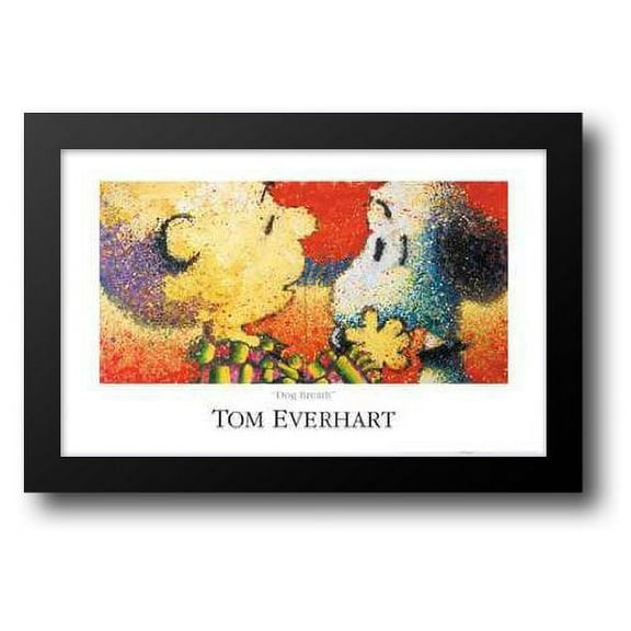 Dog Breath 40x28 Framed Art Print by Everhart, Tom