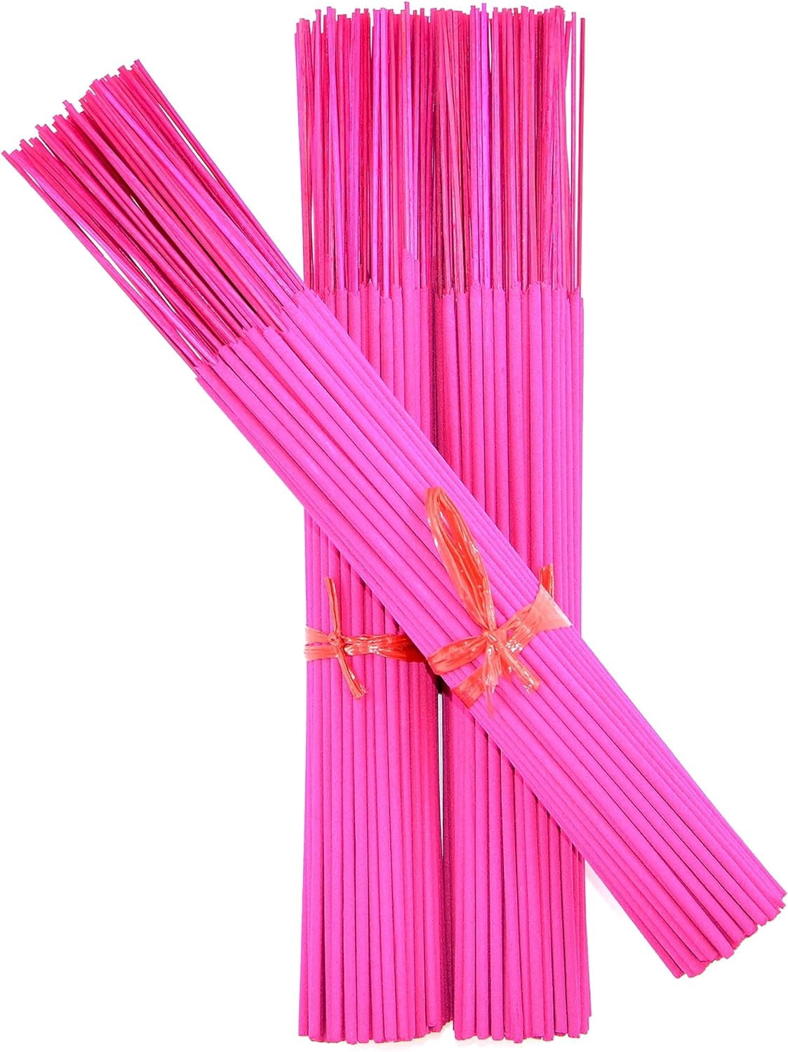 10000 Unscented (Pink) Incense Sticks 11" Bulk Wholesale - 100% Natural Joss and Bamboo Punk Blanks - Great for DIY Aromatherapy Incense Making.