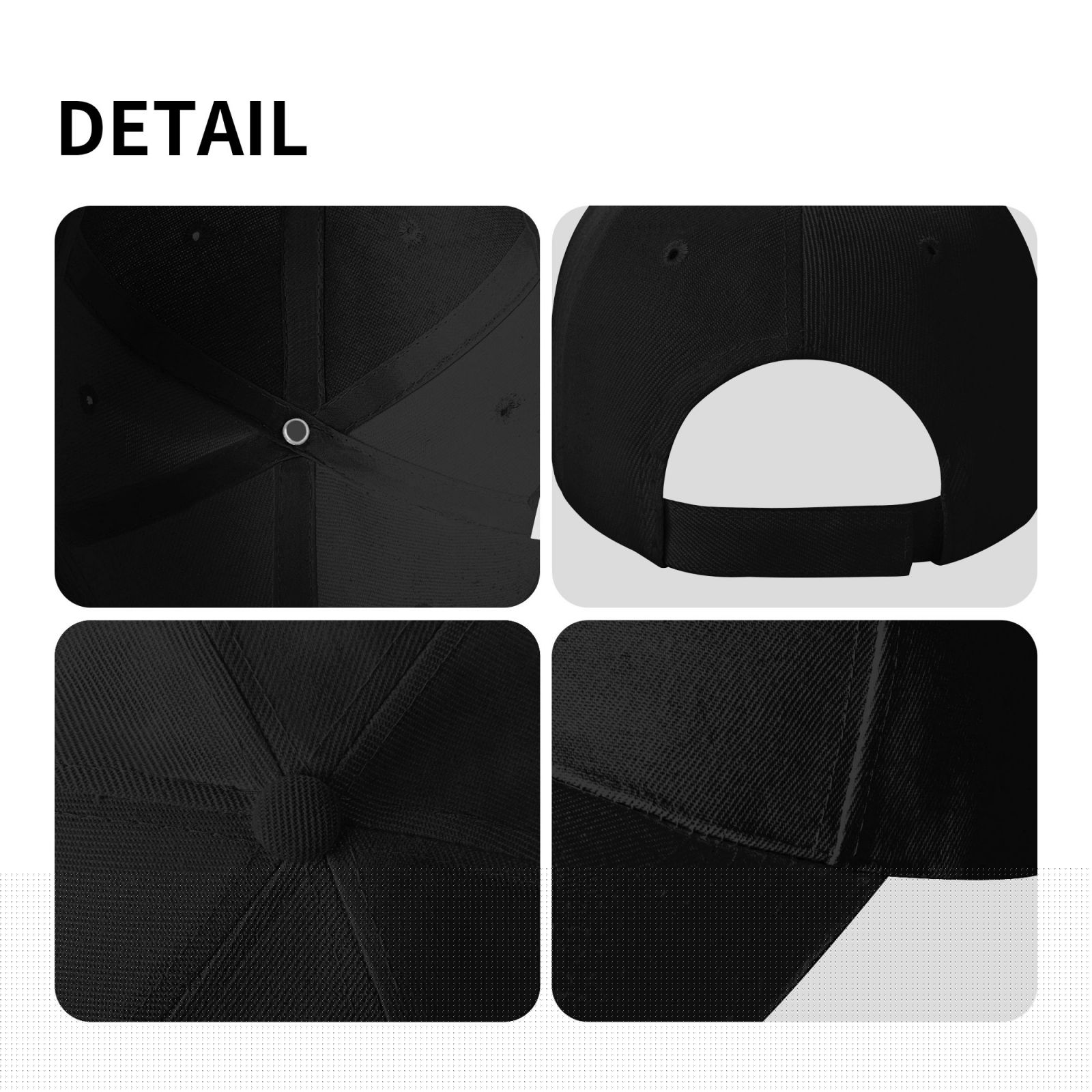 thumbnail image 4 of Prostate Cancer Awareness Month Blue Ribbon Baseball Cap for Women Men Adjustable Dad Cap Snapback Trucker Hats Black, 4 of 9