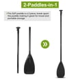 thumbnail image 3 of Peahefy Kayak Paddle,Surfboard SUP 2 Section Aluminum Adjustable Paddle for Boating Kayaking Surfing, 3 of 9