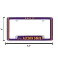 thumbnail image 5 of Alcorn State NCAA Braves (Set of 2) Chrome Metal License Plate Frames with Bold Full Frame Design, 5 of 6