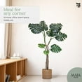 thumbnail image 2 of Maia Shop 5ft Artificial Monstera Plant, Fake Plants for Home Decor, 2 of 10