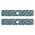 thumbnail image 7 of Yayeee Faucet Mat for Kitchen Sink 30" Diatomite Long Splash Guard Pad, Green Daisy Pattern, 2 Pack, 7 of 7