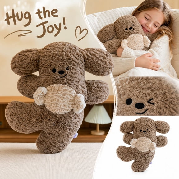 Dog Plush Soft Stuffed Animals Plush Doll Puppy Figure Decorative Home Gift Collection for Bedroom Living Room