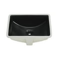 thumbnail image 2 of Plaisir 18.5" Rectangle Undermount Bathroom Sink in Matte Black, 2 of 10