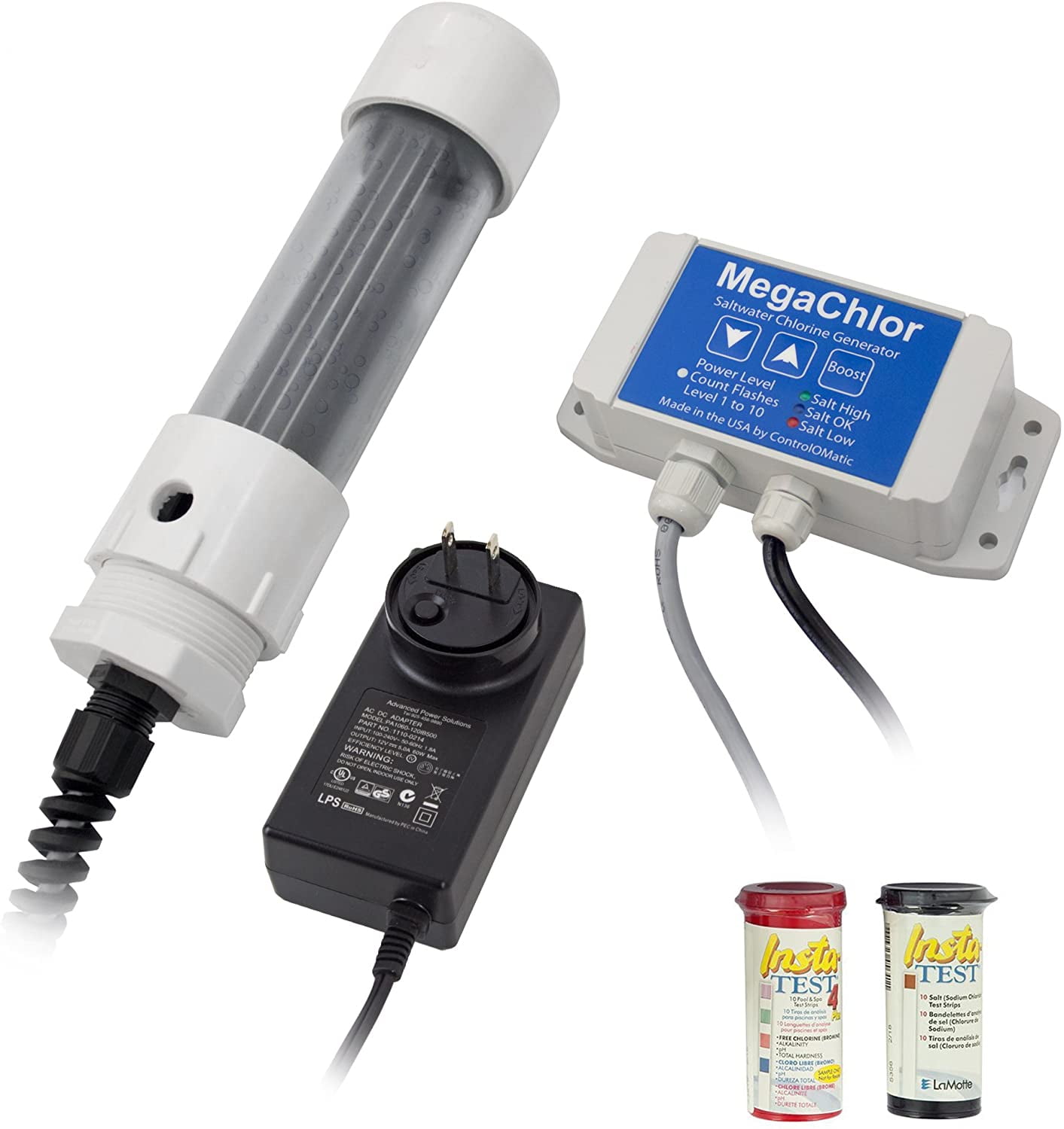 ControlOMatic MegaChlorCD Saltwater Smart Chlorine Generation System