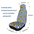 thumbnail image 4 of Xecao Sunflowers Print Car Seat Cover in That Fits Most Cars, Vans, SUVs, and Trucks., 4 of 7
