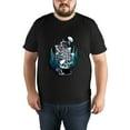 thumbnail image 4 of Men's Graphic TeeSkull (1) Letter Print T-Shirts Round Neck Short Sleeves Sizes XS-5XL Summer Daily Casual Tops, 4 of 5