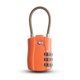 thumbnail image 1 of Candado de alambre para equipaje, apto para taquillas, maletas y bolsas de equipaje (naranja), 1 of 4