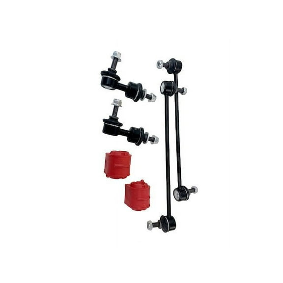 Front and Rear Sway Bar Link and Bushing Kit - 6 Piece - Compatible with 2004 - 2009 Mazda 3 2005 2006 2007 2008