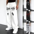 thumbnail image 3 of XINPING Men's Pants Athletic Fit Classic Casual Pants Elastic Waist Active Athletic Workout Pants with Pockets, 3 of 5