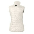 thumbnail image 3 of Women's Cutter & Buck Cream Florida Gators Vault Rainier PrimaLoft Eco Full-Zip Puffer Vest, 3 of 3