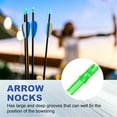 thumbnail image 4 of Uxcell Archery Arrows Nocks 6.2mm, Plastic Insert Arrow Nock Replacement Arrow Tails for Shooting Compound Recurve Transparent Green, 4 of 7