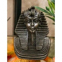 Ancient Egyptian Son Of Horus Pharaoh Mask Of King Tut Collectible Mini Figurine