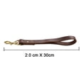 thumbnail image 2 of Laisse de Trafic Courte en Cuir Tressé pour Chiens, 2 of 5