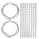 thumbnail image 1 of Hytrove 1000Ud Tornillos Para Drywall De Alta Resistencia Cadena Plástica Plata Para Herramientas, 1 of 6