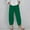 Green-24, variant on Mitankcoo High Waisted Pants for Women - Casual Loose Wide Leg Pants for Plus Size Black Pants Size S