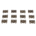 thumbnail image 1 of yuksok 12x Mini Butt Hinges Cabinet Drawer Jewellery Box Hinges with Screws 20x17mm, 1 of 9