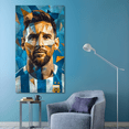 thumbnail image 2 of Cuadro Decorativo Fútbol 90x122cm Messi, 2 of 6