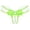 Green, variant on Pearl V-String Lingerie Low Waist Ladies Underwear Pendant Panties for Women