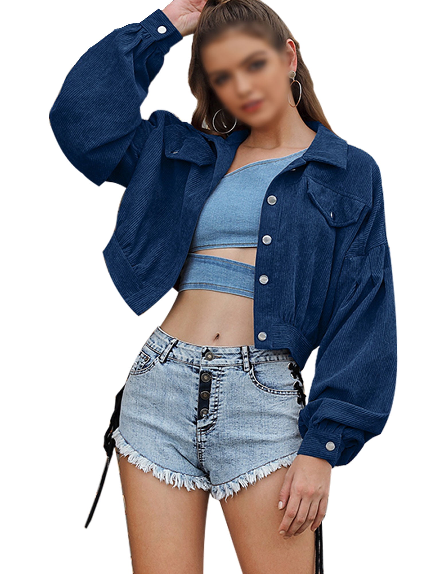 Womens cropped coat Clearance
