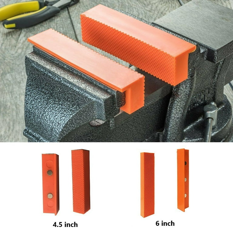 Plastic vise clearance jaws