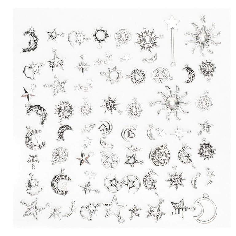 5 Styles Stainless Steel Sun Moon Stars Patterns Charms For Bracelets Making  Charms Pendants For Diy Jewellery Making Charms Necklace Crafting Earrings  - Temu Bulgaria