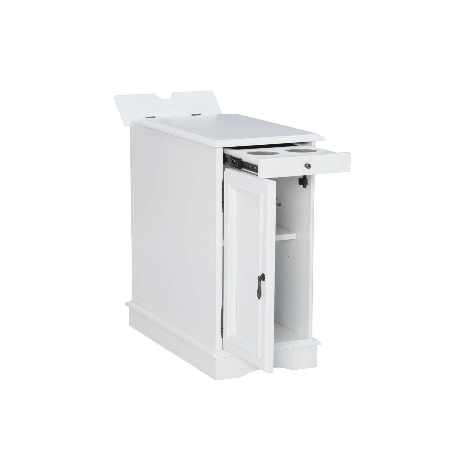 Ortiz Accent Table, White