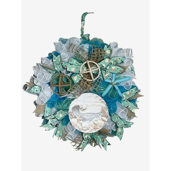 Beach Wreath, Lake House Decor, Nautical, Beach House Decor