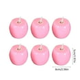 thumbnail image 3 of Luoshdecor Flameless Apple Tea Lights, 6Pcs Battery Operated LED Tealight Candles for Halloween Christmas Party Wedding Decorations 2 in, 3 of 6