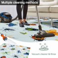 thumbnail image 5 of Spring Butterfly Dragonfly Outdoor Rug for Patio/Deck/Porch, Non-Slip Large Area Rug 3 x 5 Ft, Rustic Botanical Floral Teal Green Indoor Outdoor Rugs Washable Area Rugs, Camping Rug Carpet Runner, 5 of 8