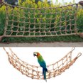 thumbnail image 5 of Jadeshay Climbing Net Hemp Rope Medium Large Parrots Climbing Net Hanging Swing Bird Game Cage Toy 1PCS, 5 of 8
