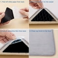 thumbnail image 6 of NIBOLOG 8Pcs Anti-slip Fixing Sticker Adhesive Rug Gripper Pads Triangle/Trapezoid Reusable Prevent Slipping Accidents Carpet Tape for Living Room Bedroom, 6 of 7