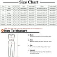 thumbnail image 3 of Xihbxyly Women's Suits Summer Savings Clearance 2 Piece Linen Set for Women, Women's 2 Piece Sets Casual Half Sleeve Round Neck Printed Tops Elastic Waist Pants Two Set Piece Outfits Gray XXXL, 3 of 7