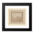 thumbnail image 2 of Luc Vincent Thiery de Sainte Colombe 22x20 Black Modern Framed Museum Art Print Titled - An Architectural Capriccio (ca. 1772), 2 of 5