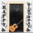 thumbnail image 3 of Kreatwow Music Note Birthday Decorations Music Note Happy Birthday Door Banner Music Theme Party Supplies Black Musical Notes Door Banner Welcome Porch Sign for Piano Music Birthday Musical Party, 3 of 5